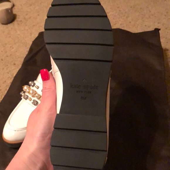 Kate Spade white loafers - Picture 7 of 8